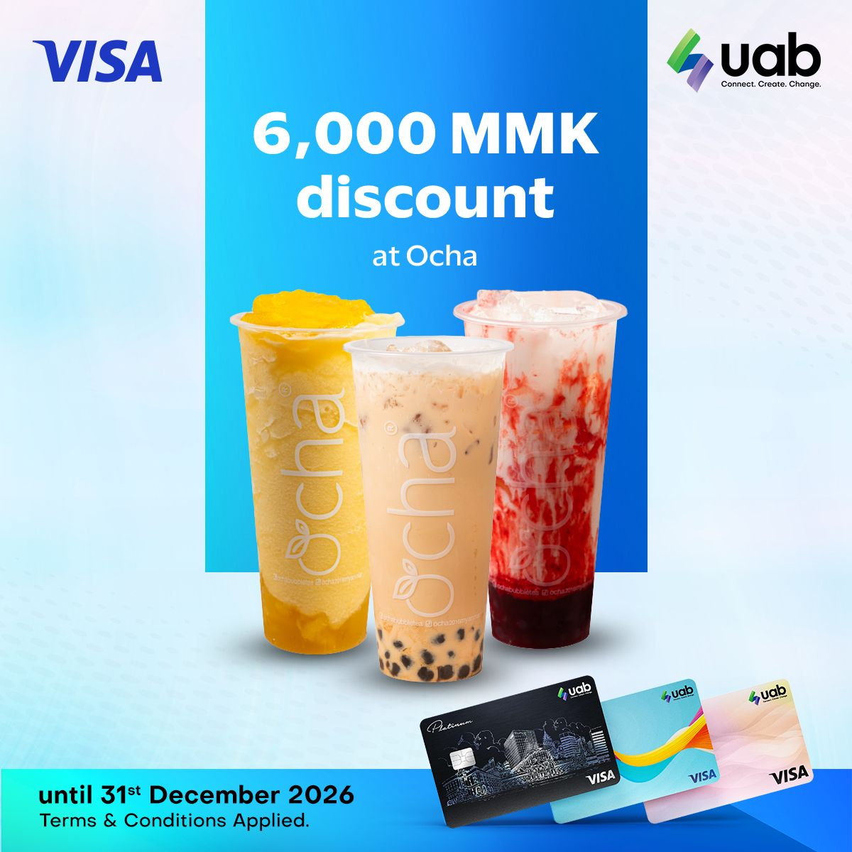 Uab Visa Epic Dining Experience Program FY26 – O’Cha Bubble Tea
